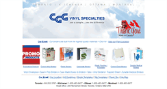 Desktop Screenshot of cggvinyl.com